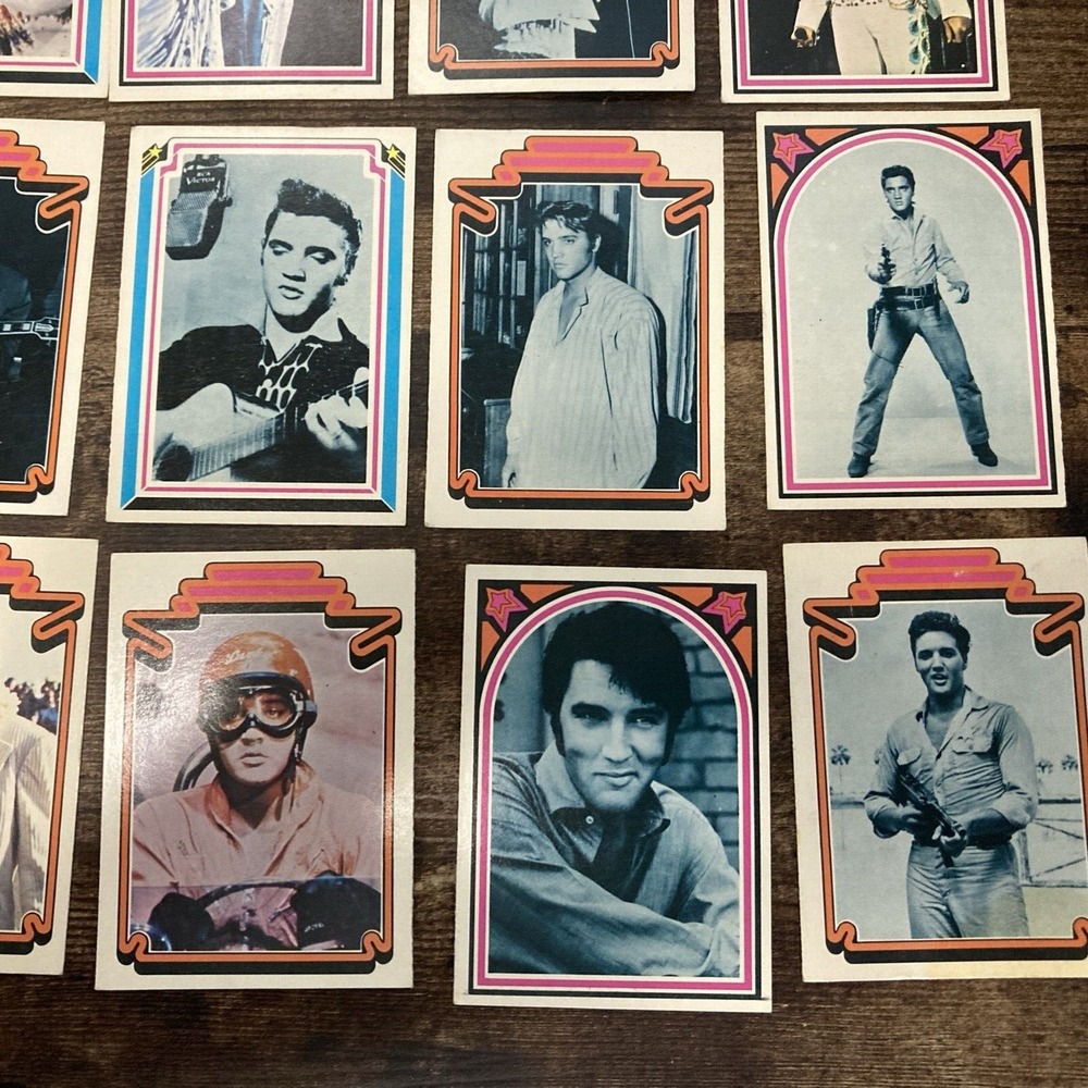 Vintage ELVIS PRESLEY 1978 Don Russ Boxcar Enterprises Set of 18 Cards Great - Picture 3 of 6